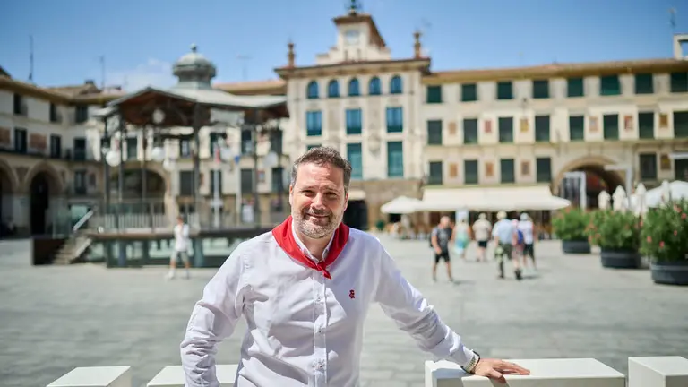 Alejandro Toquero, alcalde de Tudela. PABLO LASAOSA