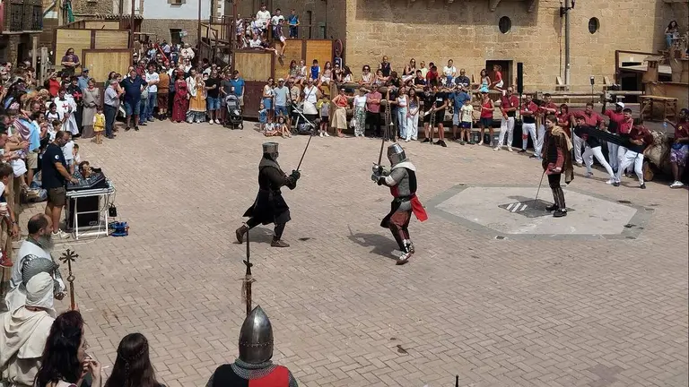 Un combate medieval en Artajona. CEDIDA