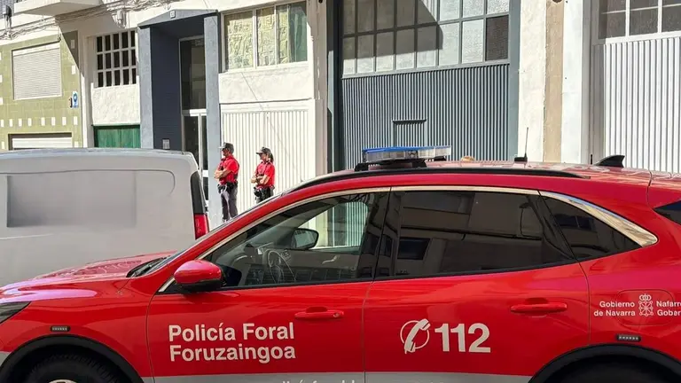 Dispositivo de Polic&iacute;a Foral en Berriozar. CEDIDA
