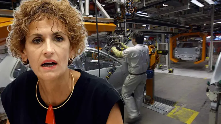 Fotomontaje con una imagen de Mar&iacute;a Chivite. NAVARRA.COM