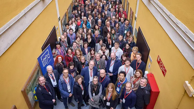 Participantes en la UNITA Week 2025, el evento anual de encuentro y trabajo m&aacute;s relevante de la alianza, que tuvo lugar en la UPNA.