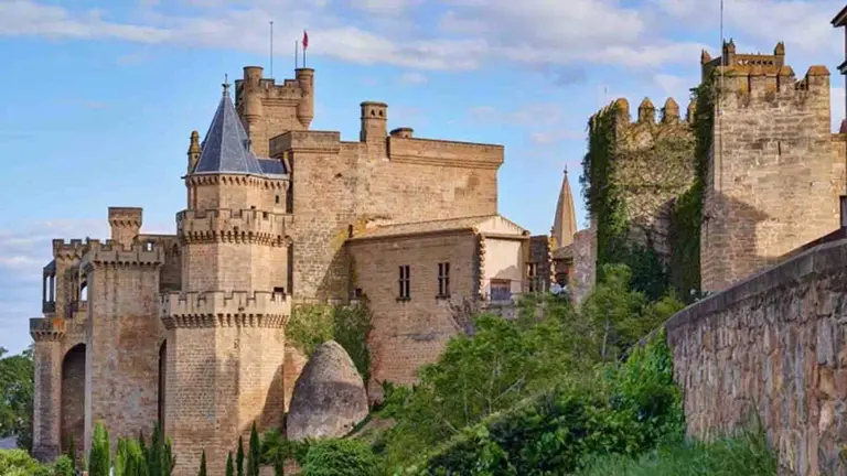Palacio y Castillo de Olite, en Navarra.
