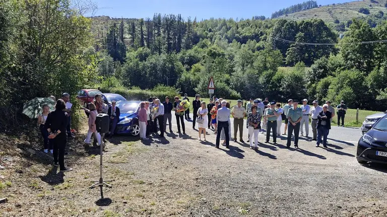 Concentraci&oacute;n en recuerdo de Juan Carlos Beiro en Leiza.