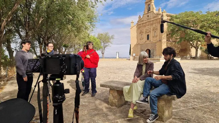 Rodaje en Arguedas. NAVARRA, TIERRA DE CINE