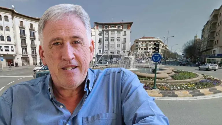 Fotomontaje con una imagen del alcalde de Pamplona, Joseba Asiron. NAVARRA.COM