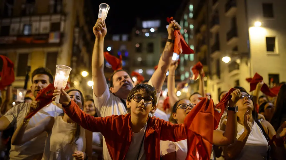 El Pobre de Mí pone el final a la fiestas de San Fermín 2018. PABLO LASAOSA (10)