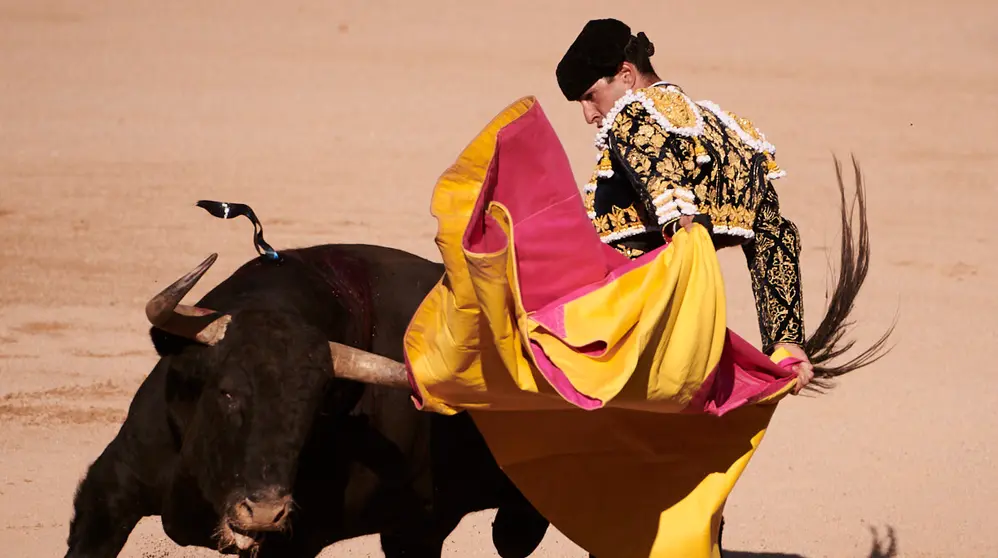 Sexta corrida de la Feria del Toro de San Ferm&iacute;n 2022 con toros de Jandilla para Gin&eacute;s Mar&iacute;n, Alejandro Talavante y Diego Urdiales. PABLO LASAOSA