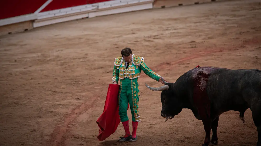 Ult&iacute;ma corrida de la Feria del Toro de San Ferm&iacute;n con toros de Miura para el diestro Antonio Ferrera. MAITE H. MATEO