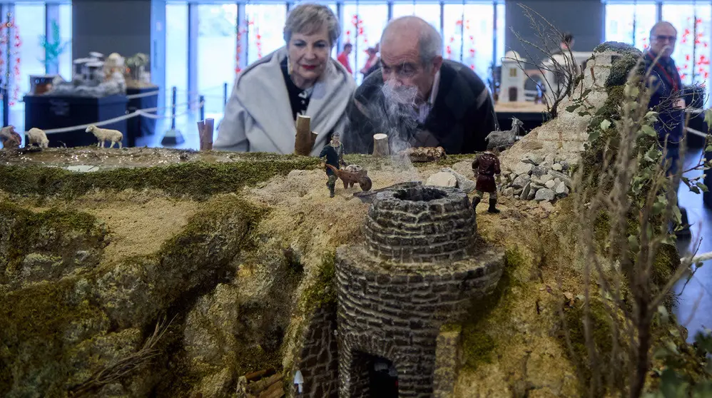 Tradicional exposición de Belenes en Baluarte organizada por la Asociación de Belenistas de Pamplona. IÑIGO ALZUGARAY