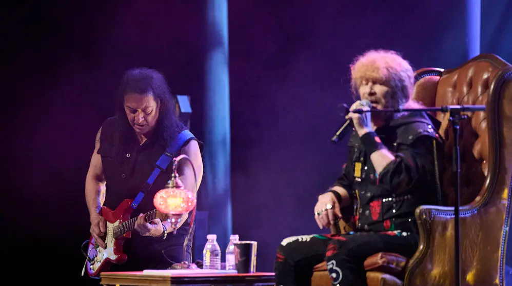 Medina Azahara celebra un concierto en Baluarte durante su gira 2026. PABLO LASAOSA