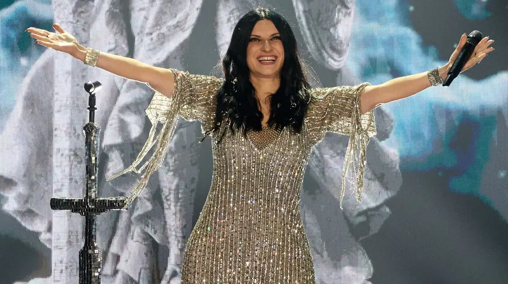 Concierto de Laura Pausini en el pabell&oacute;n Navarra Arena de Pamplona que supone el inicio de su gira mundial Yo Canto World Tour 2026/2027. I&Ntilde;IGO ALZUGARAY