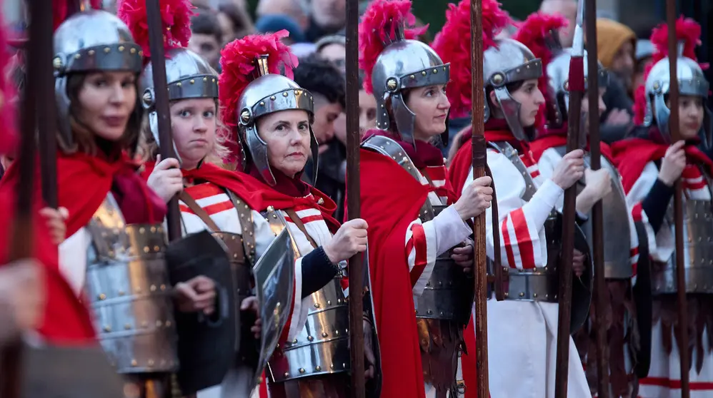 Procesi&oacute;n de Jueves Santo 2026 por las calles de Pamplona. I&Ntilde;IGO ALZUGARAY
