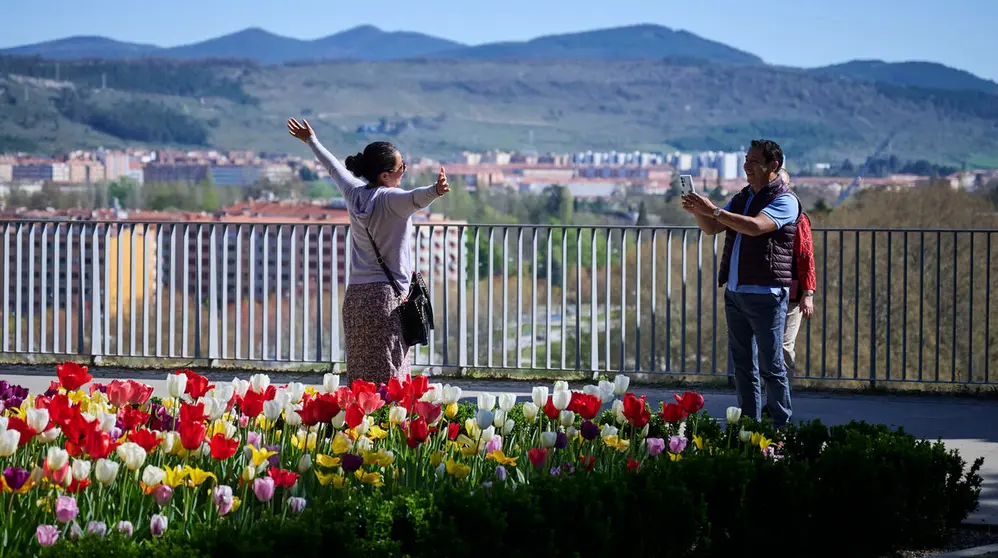 La primavera llega a Pamplona en 2026. PABLO LASAOSA