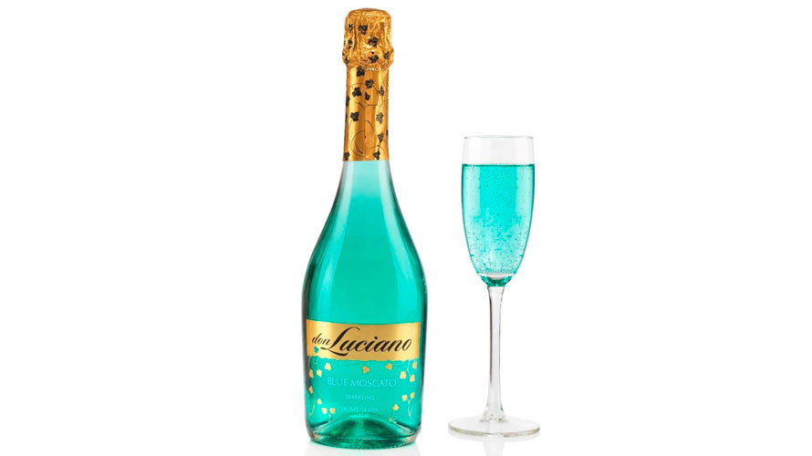 Caramelo Picotear manguera García Carrión presenta su champán azul "Blue Moscato" para estas navidades