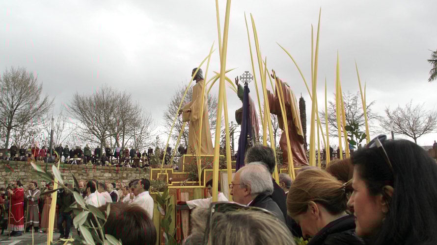 Pamplona se llena de palmas y olivos: guía y horario de la procesión del Domingo de Ramos este 29 de marzo
