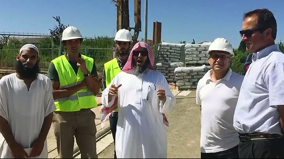 Un orador vinculado con el salafismo radical visitó las obras de la mezquita de Corella y dio charlas en Navarra