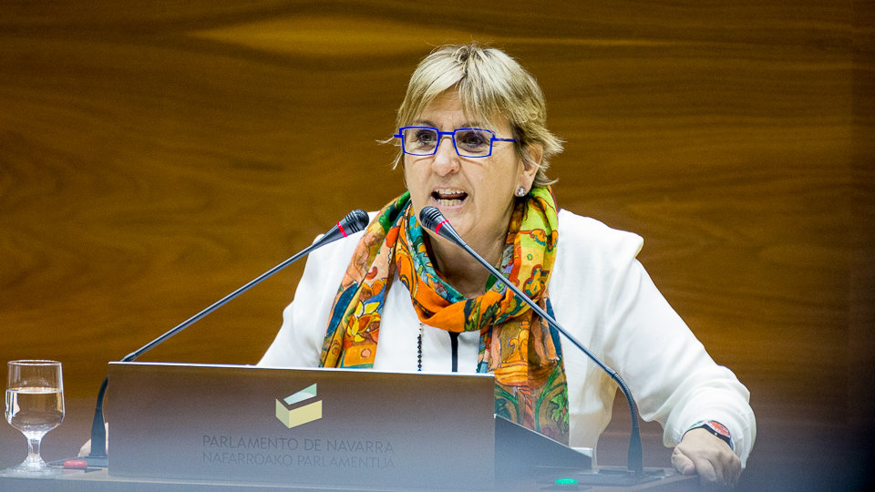 Pleno del Parlamento de Navarra. Marisa de Simón -(2). IÑIGO ALZUGARAY