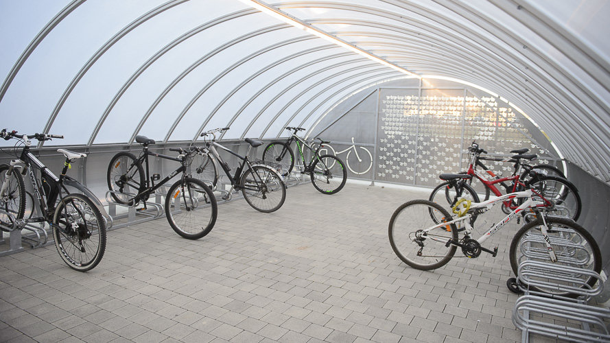 Estos son los cuatro puntos de Pamplona donde se instalarán los primeros  aparcamientos de bicis