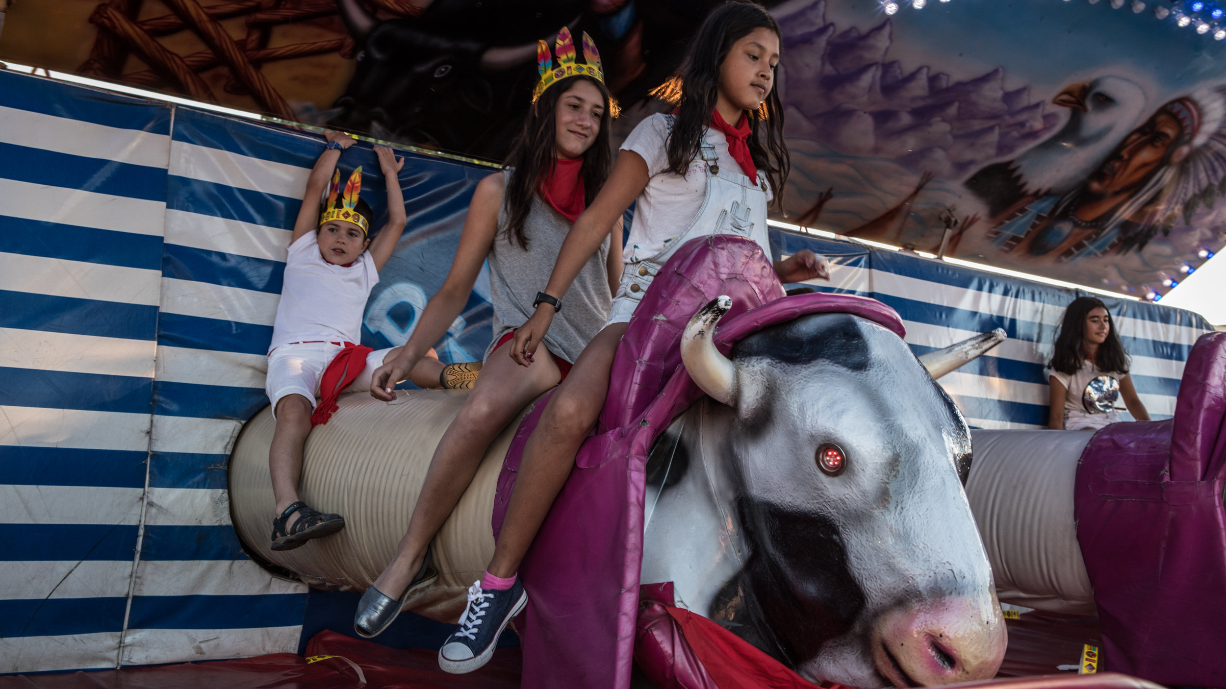 Un paseo por las barracas y ferias de Sanfermines instaladas en el parque de la Runa, en la Rochapea. MAITE H. MATEO (18)