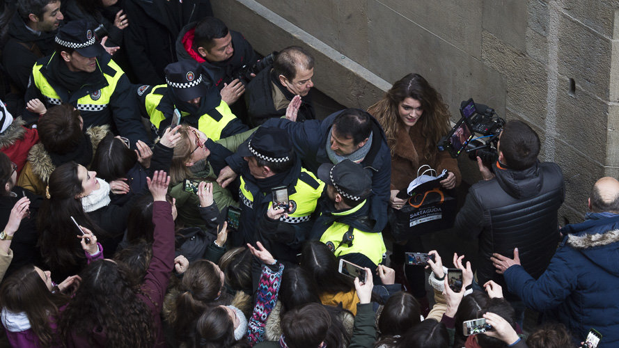 Amaia triunfa en Pamplona: el homenaje a la ganadora de OT termina en un improvisado chupinazo