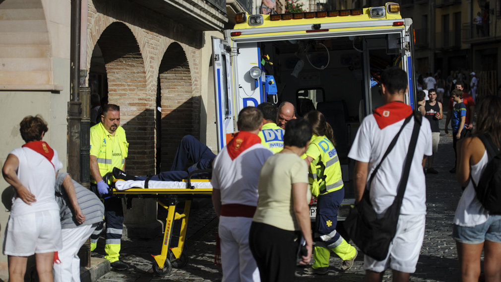 Ambulancia Estella. MIGUEL OSÉS