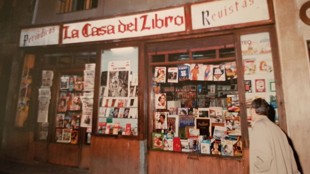 La Casa del Libro de la calle Estafeta antes de la ampliación. CEDIDA