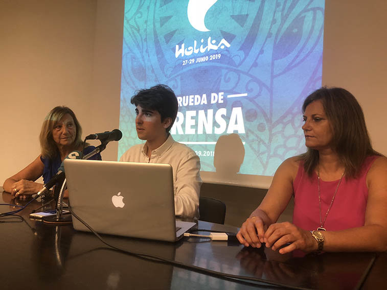 Rueda de prensa de los organizadores del HOLIKA. HOLIKA FESTIVAL
