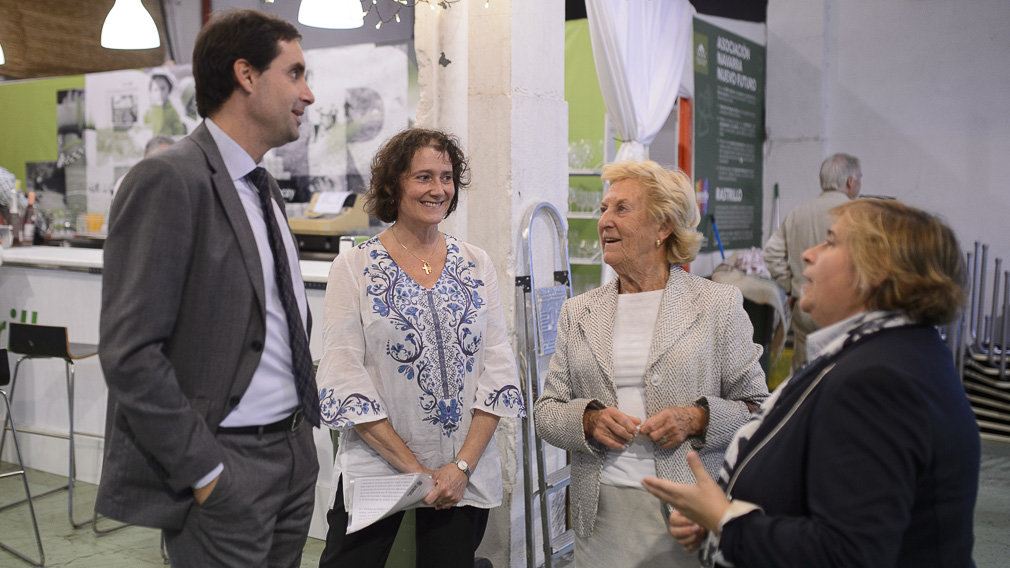 Inauguración del Rastrillo solidario de la Asociación Navarra Nuevo Futuro. PABLO LASAOSA
