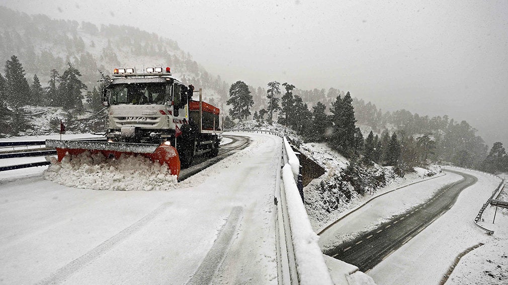 La AEMET advierte de la llegada de una masa de aire polar a Navarra y del regreso de la nieve