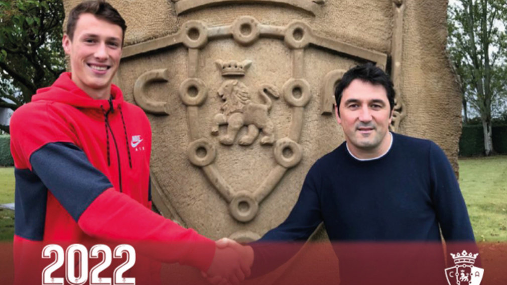 Jorge Herrando y Braulio Vázquez. CA Osasuna.