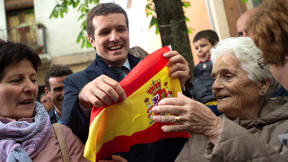 La visita de Pablo Casado a Pamplona, en imágenes: así ha sido su paso por la capital navarra
