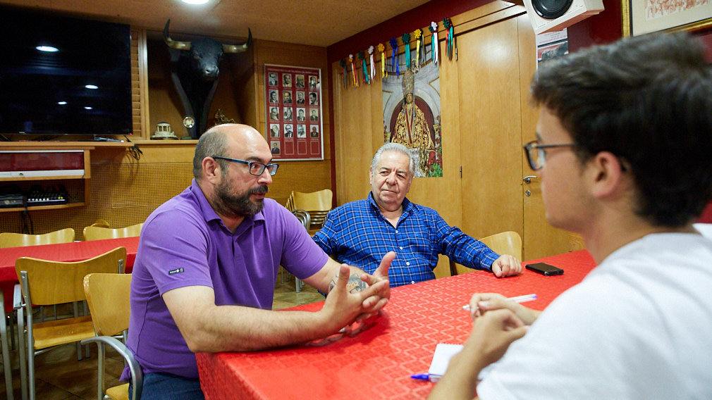 Bar-Restaurante Club Taurino en la calle Emilio Arrieta de Pamplona. IÑIGO ALZUGARAY