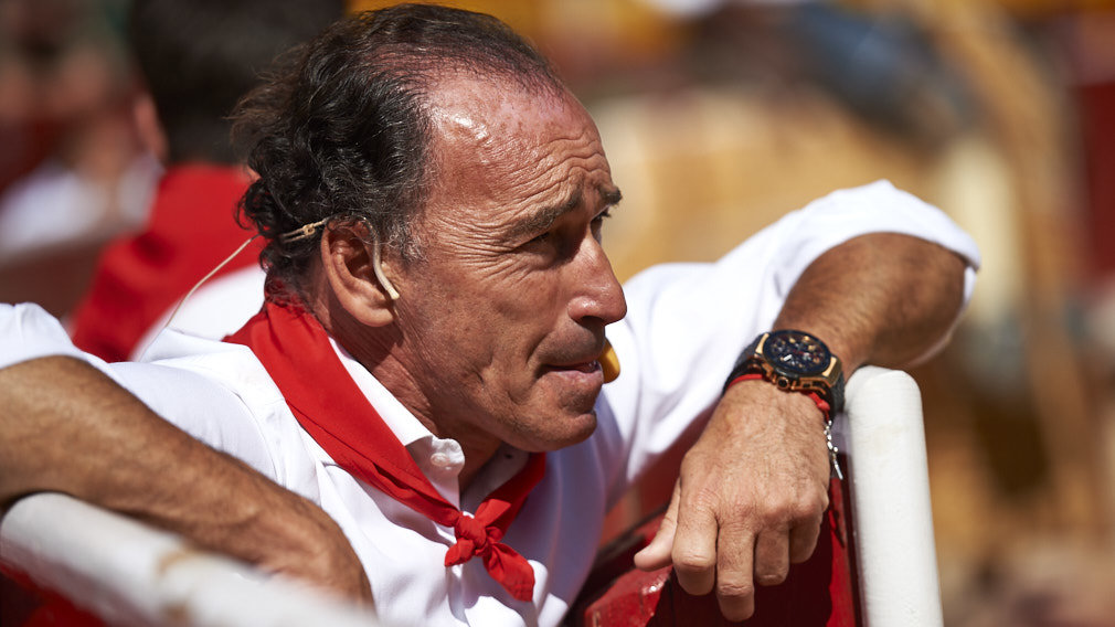 Jornada de toros en familia en el coso pamplones durante los sanfermines de 2019. MIGUEL OSÉS