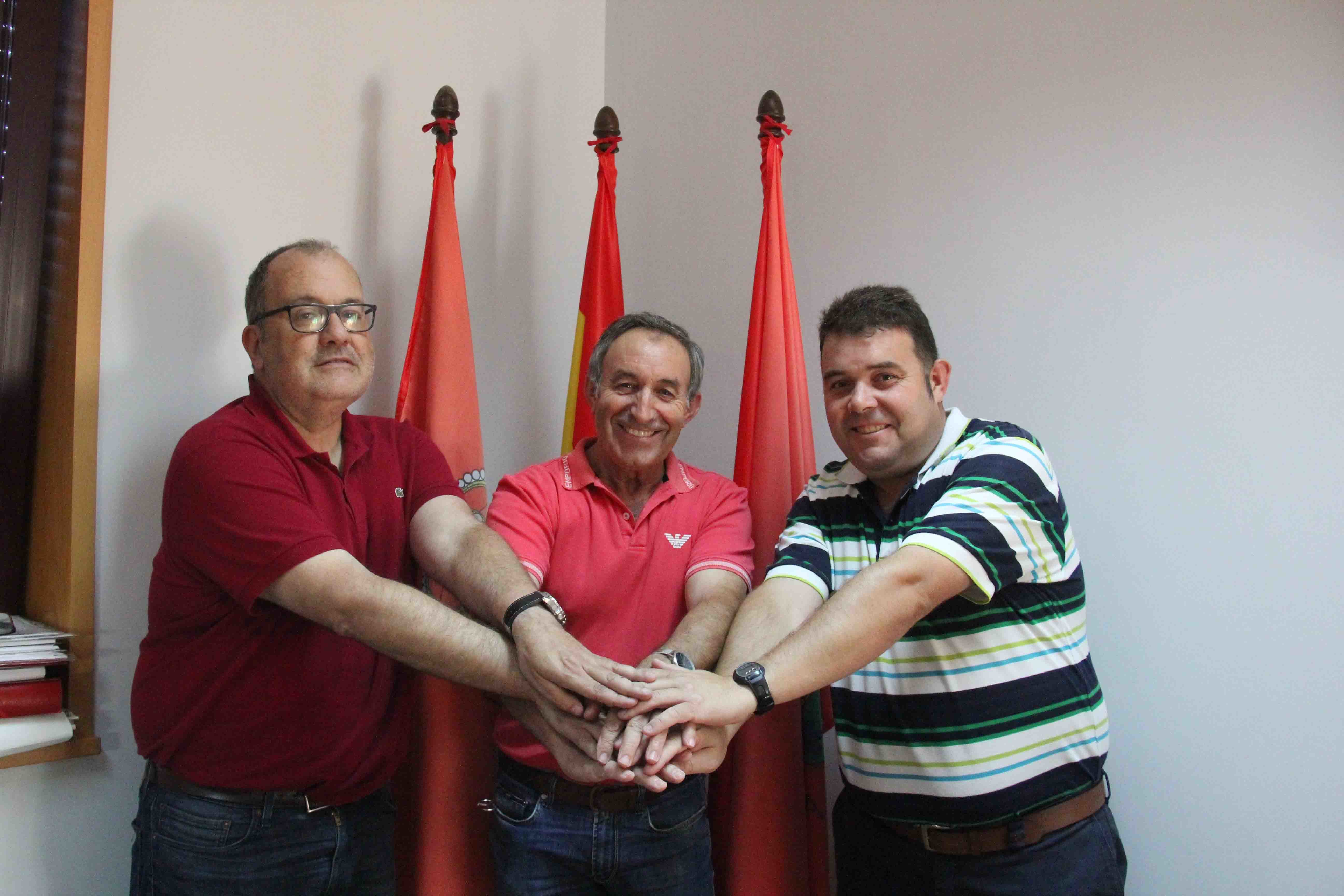 Imagen del acuerdo entre Fontellas y el Aspil- Ribera