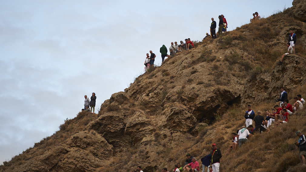 Primer encierro del Pilón de Falces de 2019. MIGUEL OSÉS