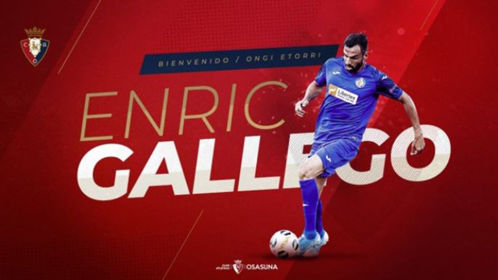 Osasuna ya tiene nuevo delantero: estas son las cifras del fichaje de Enric Gallego
