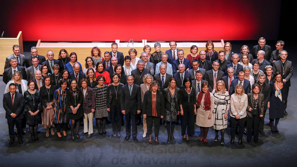 Medallas de plata a trabajadores de la Universidad de Navarra. CEDIDA