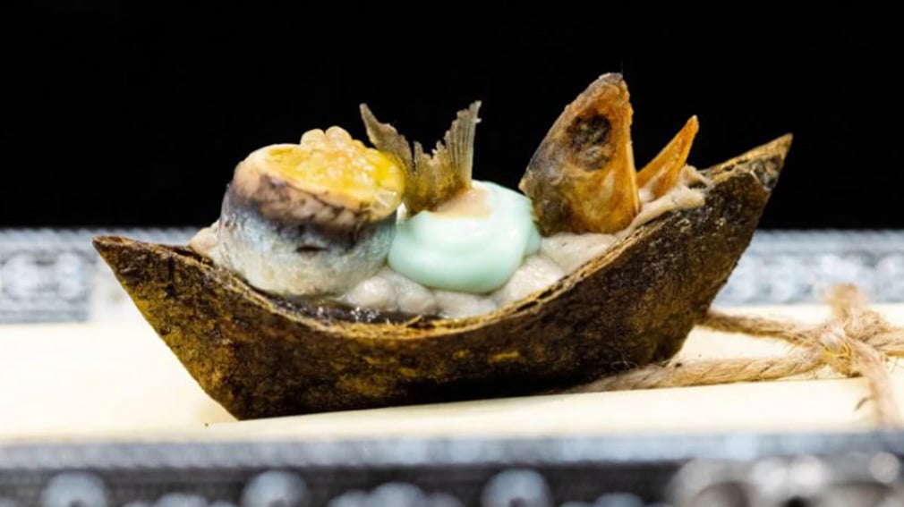 Itsasantxoa, del Iruñazarra, ganador del concurso de pinchos de Euskadi y Navarra. CAMPEONATODEPINTXOS.COM