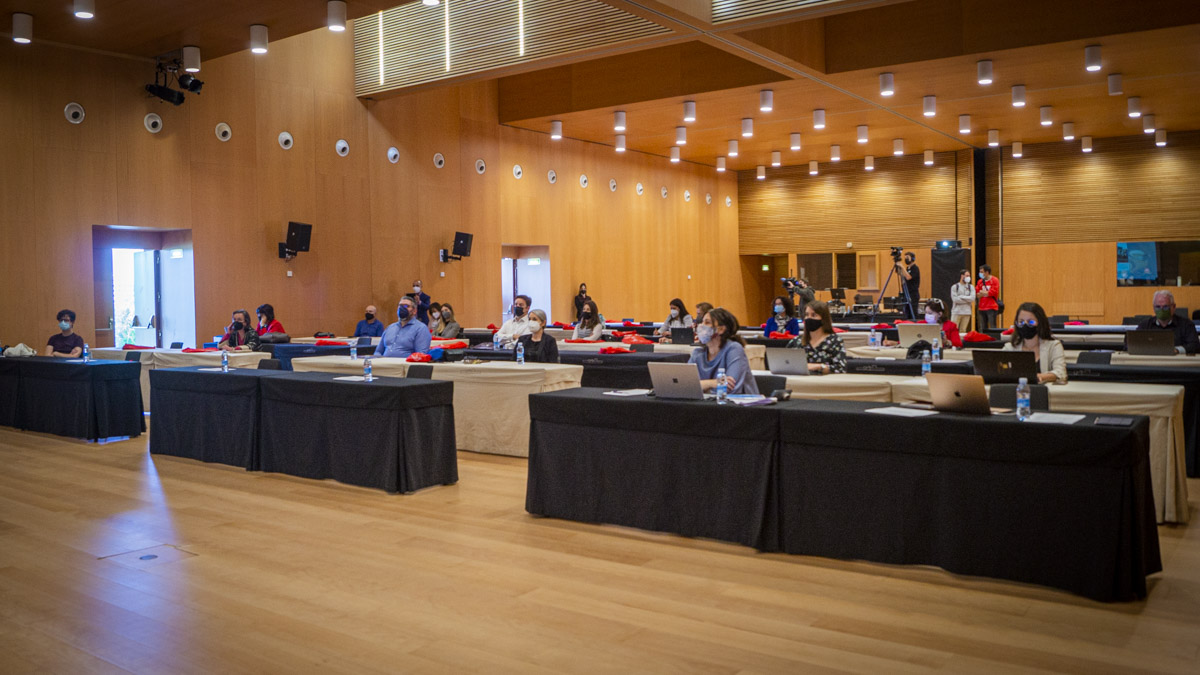 Inauguración del 4º Congreso Internacional del Turismo Gastronómico FoodTrex Spain, en el Baluarte de Pamplona, presidido por el consejero de Desarrollo Económico y Empresarial, Mikel Irujo . MEGAN WALLS
