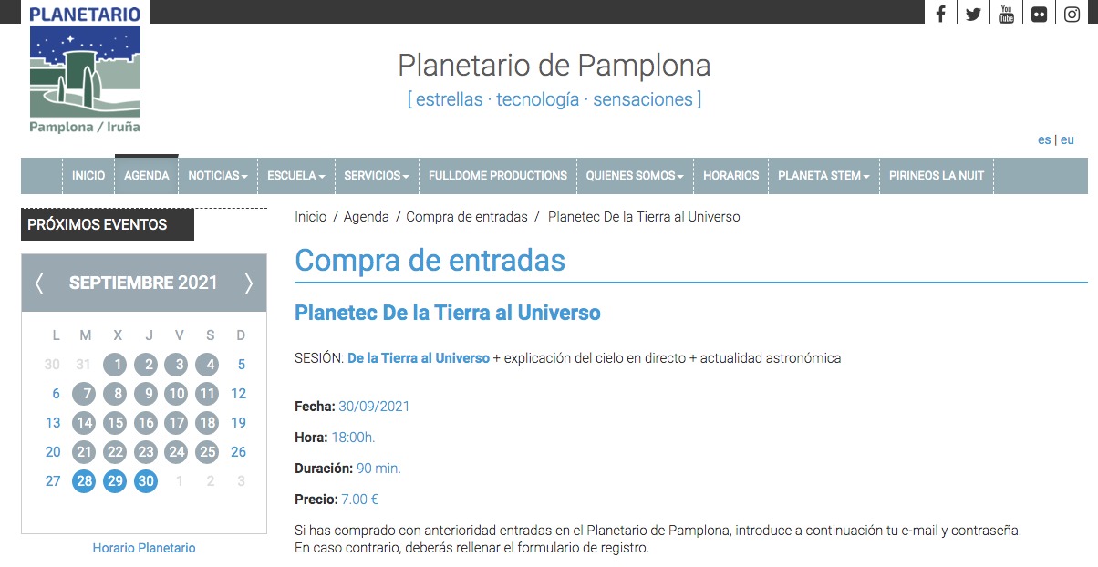 Planetario Pamplona: esto es todo lo que debes saber antes de visitarlo.