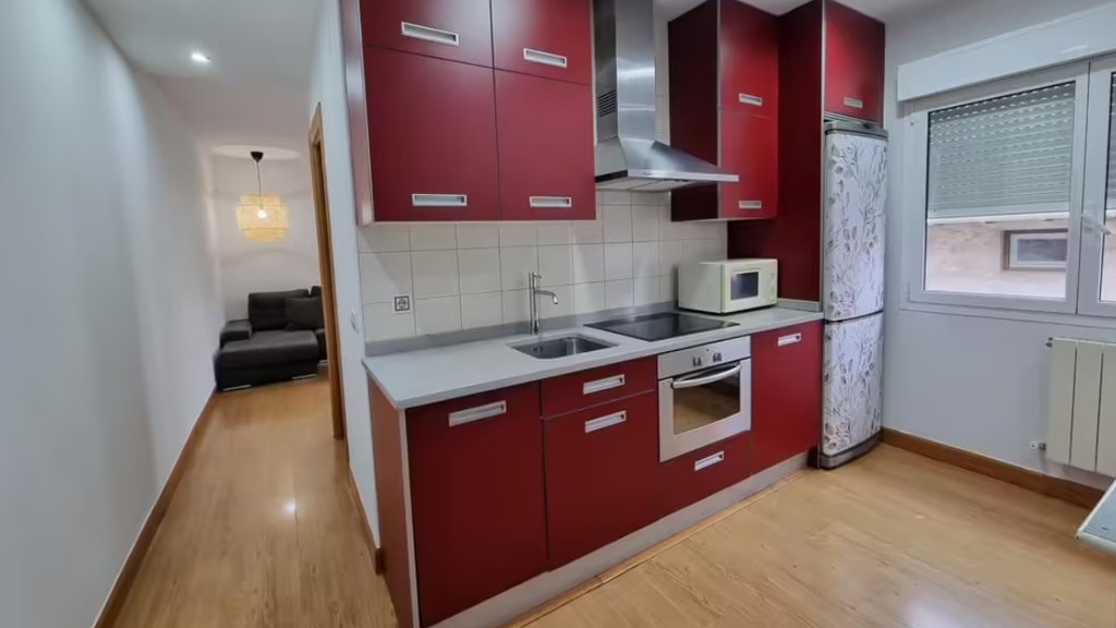 Vista del interior del piso alquiler Pamplona situado en Calle de Amaya. Foto: Fotocasa.