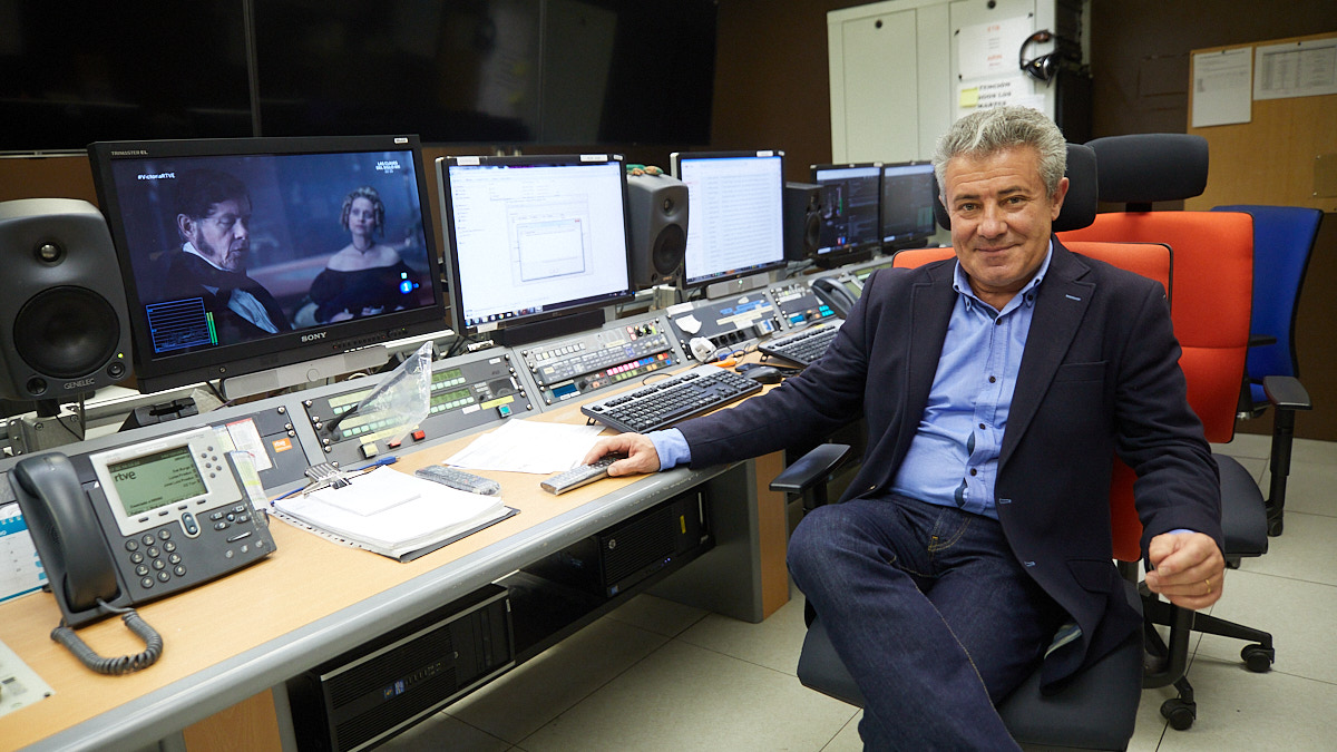 Entrevista con el periodista de TVE Joaquín Ortigosa. IÑIGO ALZUGARAY