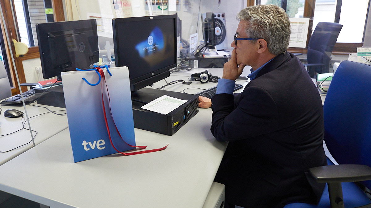 Entrevista con el periodista de TVE Joaquín Ortigosa. IÑIGO ALZUGARAY