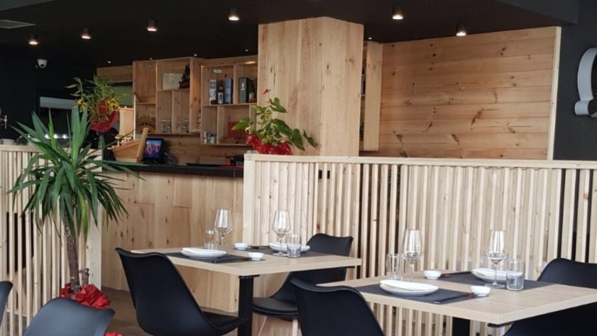 El interior del restaurante Kimu Sushi en Pamplona. Foto: TripAdvisor.