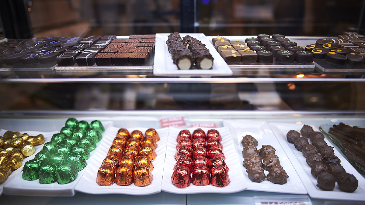 Cafetería “La Forca” en el Paseo Sarasate de Pamplona. PABLO LASAOSA