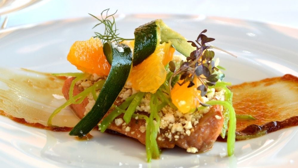 Uno de los platos del restaurante de alta cocina Verduarte. Foto: Verduarte.