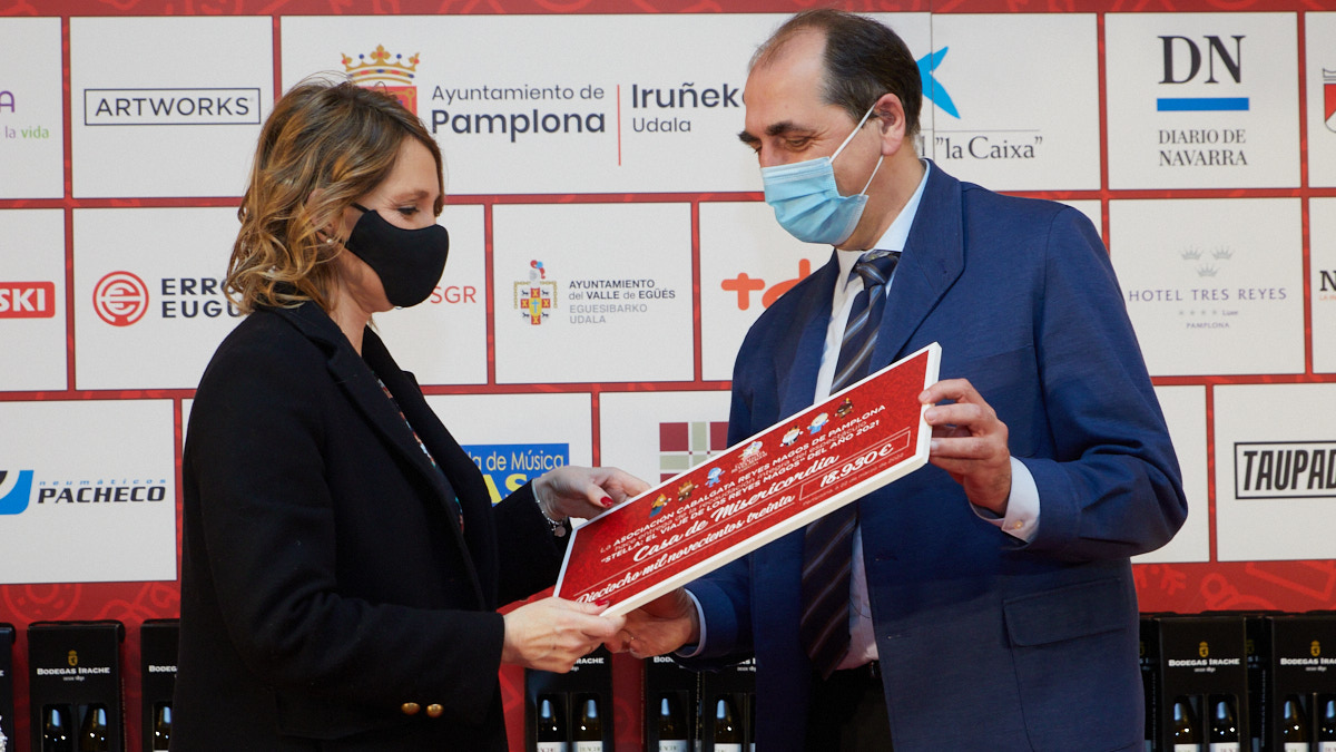 Fiesta de clausura y entrega de premios de la Cabalgata 2022 organizada por la Asociación Cabalgata Reyes Magos de Pamplona. IÑIGO ALZUGARAY