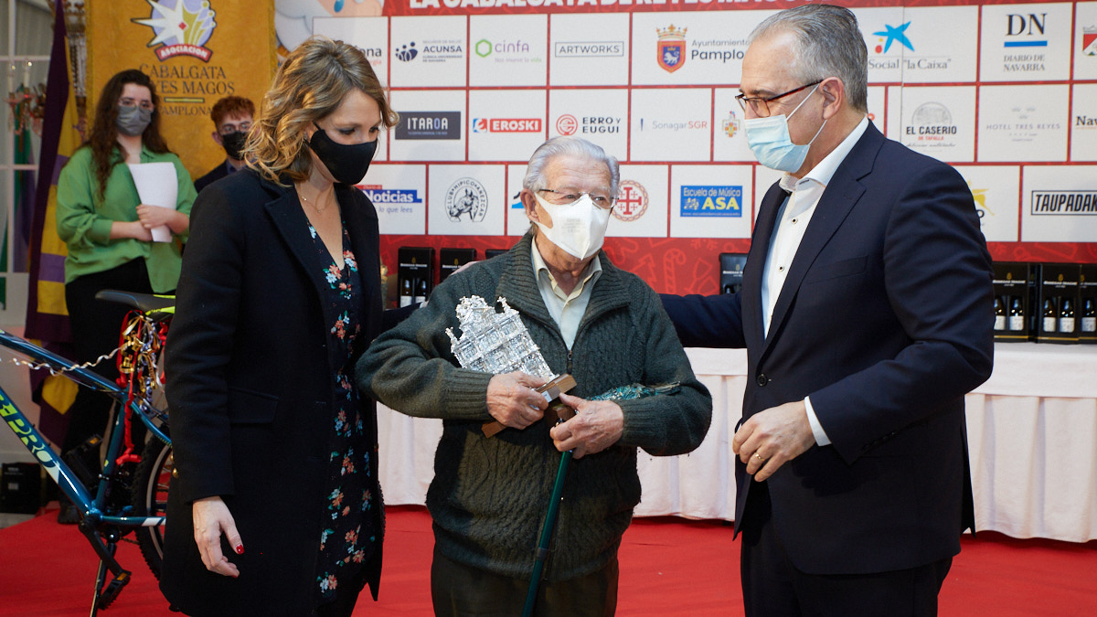 Fiesta de clausura y entrega de premios de la Cabalgata 2022 organizada por la Asociación Cabalgata Reyes Magos de Pamplona. IÑIGO ALZUGARAY