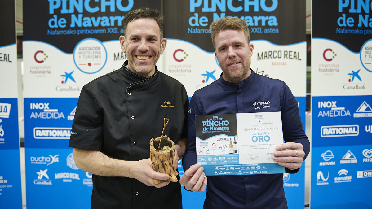 Entrega de premios de la XXII edición de la Semana del Pincho 2022. PABLO LASAOSA