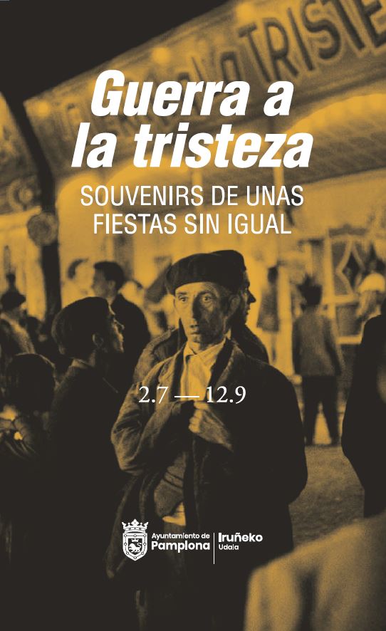 Cartel de la exposición de 2021 en la Ciudadela (Ayuntamiento de Pamplona).